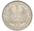 Монета 2 марки 1958 года D Западная Германия (ФРГ) «Макс Планк» (Артикул K11-113276)