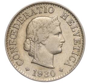 5 раппенов 1930 года Швейцария — Фото №1