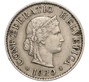 5 раппенов 1930 года Швейцария — Фото №1