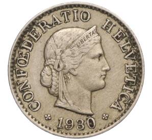 5 раппенов 1930 года Швейцария — Фото №1