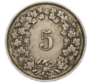 5 раппенов 1930 года Швейцария — Фото №2