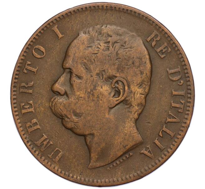 Монета 10 чентезимо 1893 года R Италия (Артикул K11-113322)