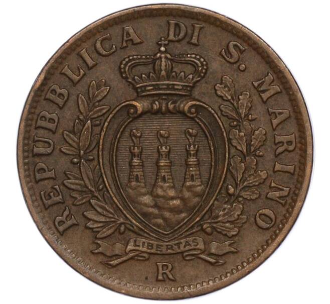 Монета 5 чентезимо 1935 года Сан-Марино (Артикул K11-113334)
