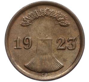 2 рентенпфеннига 1923 года G Германия — Фото №1