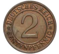 Монета 2 рентенпфеннига 1923 года G Германия (Артикул K11-113339)