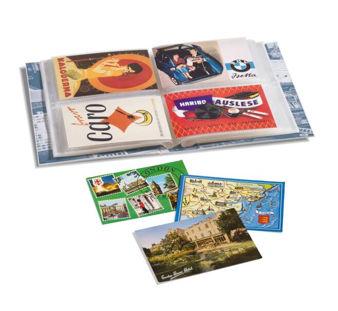 Альбом для хранения почтовых открыток «Postkarten» с 50 листами на 200 открыток (LEUCHTTURM 342620) (Артикул L1-30036)