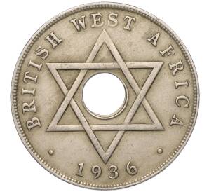 1 пенни 1936 года H Британская Западная Африка