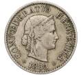 Монета 5 реппенов 1883 года Швейцария (Артикул K11-113418)