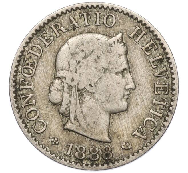 Монета 5 реппенов 1888 года Швейцария (Артикул K11-113420)