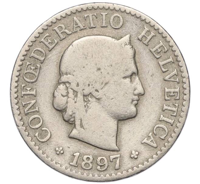 Монета 5 реппенов 1897 года Швейцария (Артикул K11-113422)