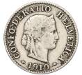 Монета 5 реппенов 1910 года Швейцария (Артикул K11-113425)
