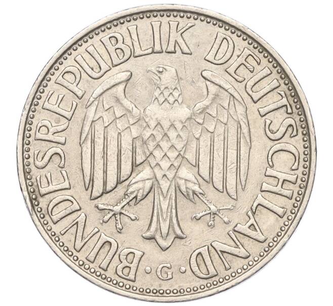 Монета 1 марка 1967 года G Западная Германия (ФРГ) (Артикул K11-113429)