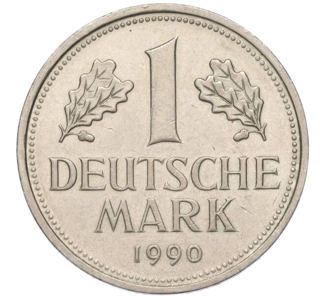 Монета 1 марка 1990 года D Западная Германия (ФРГ) (Артикул K11-113435)