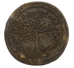Счётный жетон «Рейхпфенниг — Людовик XV» Свободный Имперский город Нюрнберг