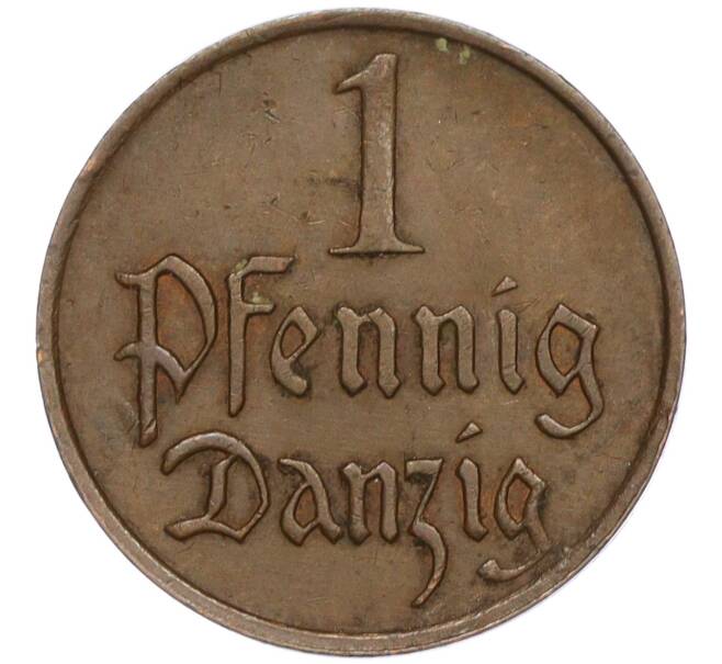 Монета 1 пфенниг 1930 года Данциг (Артикул K11-113615)