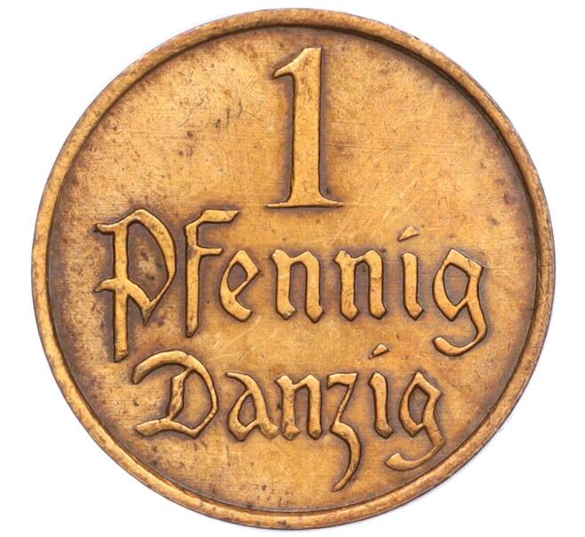 Монета 1 пфенниг 1930 года Данциг (Артикул K11-113616)