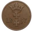 Монета 1 пфенниг 1937 года Данциг (Артикул K11-113617)
