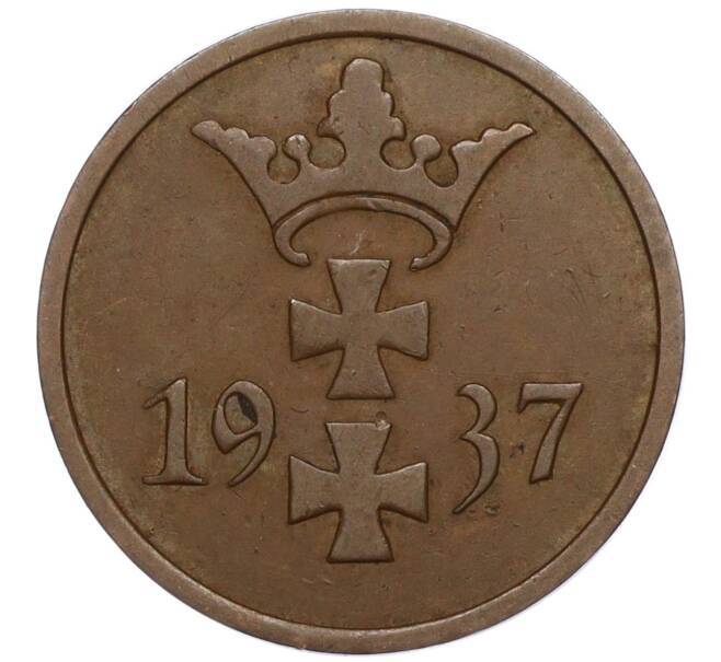 Монета 1 пфенниг 1937 года Данциг (Артикул K11-113617)