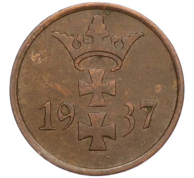 Монета 1 пфенниг 1937 года Данциг (Артикул K11-113619)