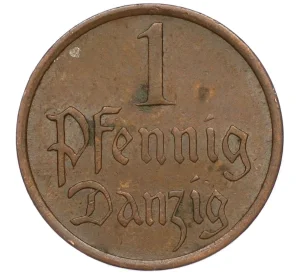 1 пфенниг 1937 года Данциг
