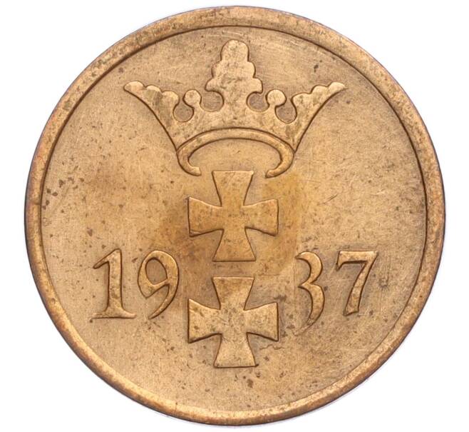 Монета 1 пфенниг 1937 года Данциг (Артикул K11-113620)
