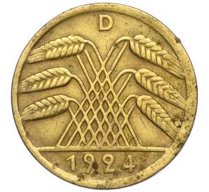 50 рентенпфеннигов 1924 года D Германия — Фото №1