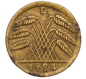 50 рентенпфеннигов 1924 года D Германия — Фото №1