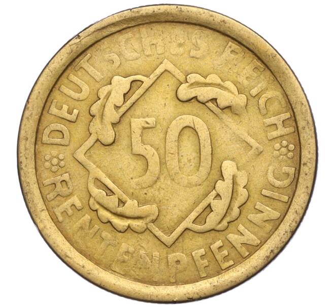 Монета 50 рентенпфеннигов 1924 года E Германия (Артикул K11-113629)