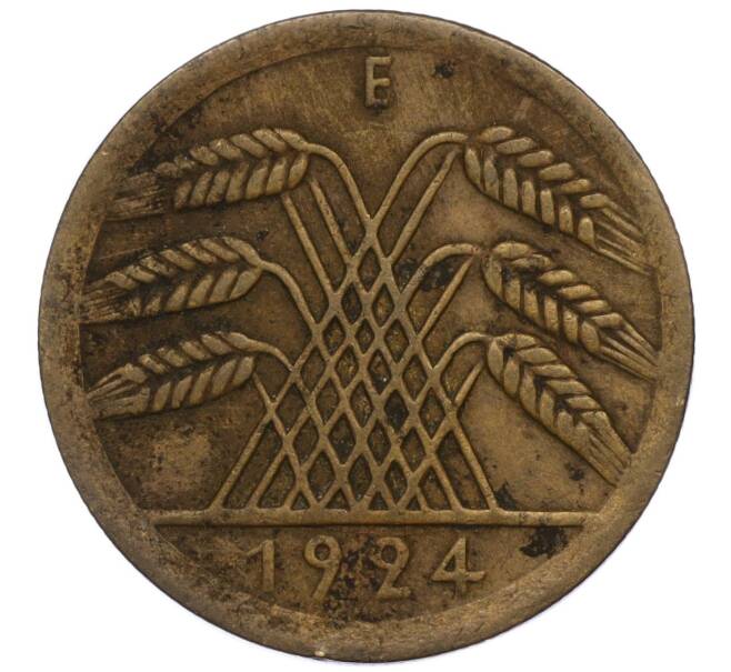 Монета 50 рентенпфеннигов 1924 года E Германия (Артикул K11-113630)