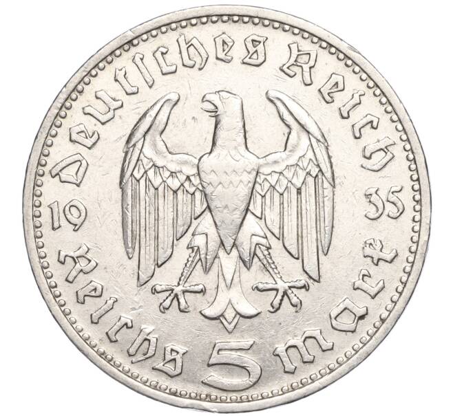 Монета 5 рейхсмарок 1935 года D Германия (Артикул M2-71130)