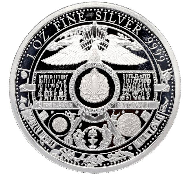 Монета 5000 франков 2023 года Чад «Искусственный интеллект» (Артикул M2-71148)