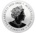 Монета 1 доллар 2024 года Австралия «Самые опасные в Австралии — Тигровая змея» (Артикул M2-71149)
