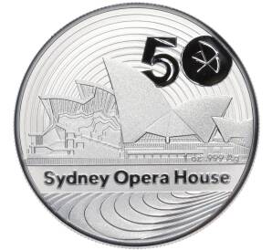 1 доллар 2023 года Австралия «50 лет Сиднейскому оперному театру»
