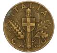 Монета 10 чентезимо 1939 года Италия (Артикул K11-114122)