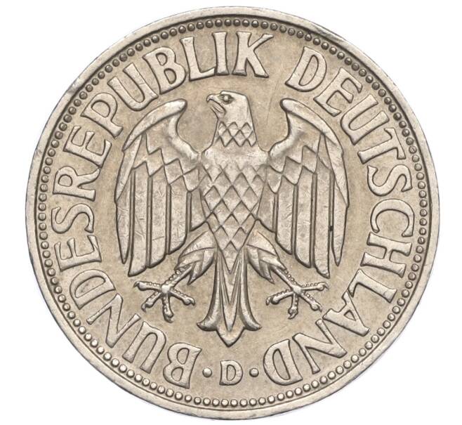 Монета 1 марка 1968 года D Западная Германия (ФРГ) (Артикул K11-114217)