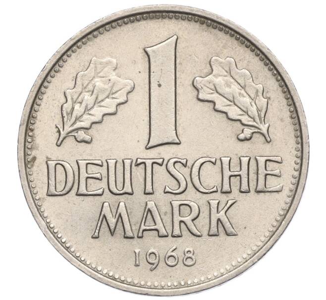 Монета 1 марка 1968 года F Западная Германия (ФРГ) (Артикул K11-114218)