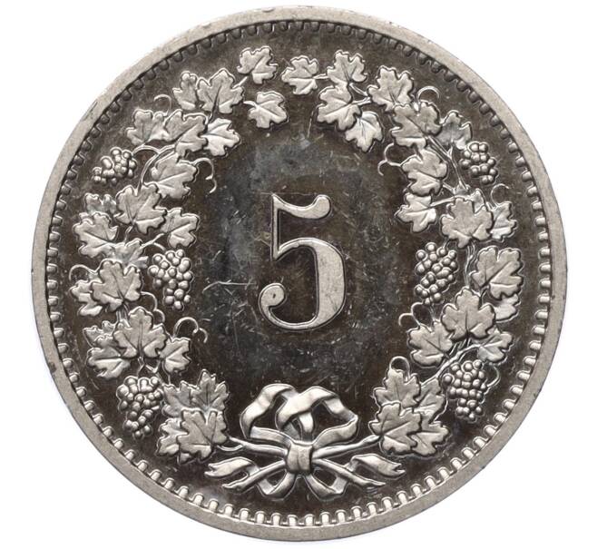 Монета 5 раппенов 1979 года Швейцария (Proof) (Артикул K11-114248)