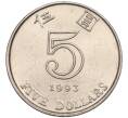 Монета 5 долларов 1993 года Гонконг (Артикул K11-114252)