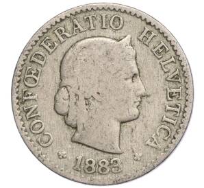 5 раппенов 1883 года Швейцария — Фото №1