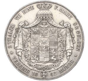 2 талера 1842 года Пруссия — Фото №2