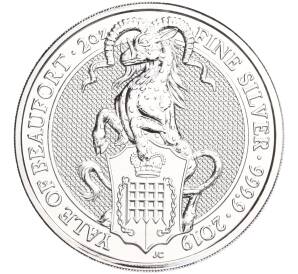 5 фунтов 2019 года Великобритания «Звери Королевы — Йейл Маргарет Бофорт»