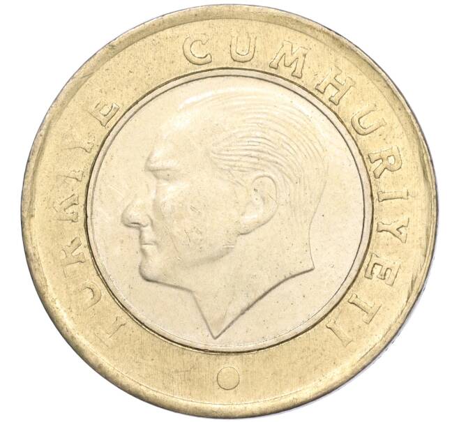 Монета 1 лира 2009 года Турция (Артикул K11-114452)