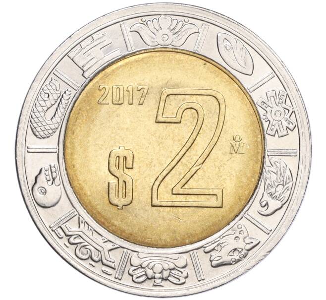 Монета 2 песо 2017 года Мексика (Артикул K11-114466)