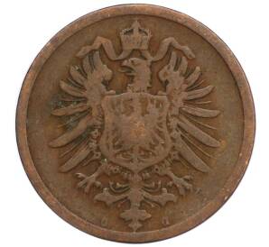 2 пфеннига 1875 года G Германия