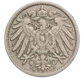 5 пфеннигов 1910 года G Германия