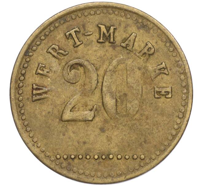 Платежный жетон Германия «20 Wert-Marke» (Артикул: K11-114633) — Фото №1