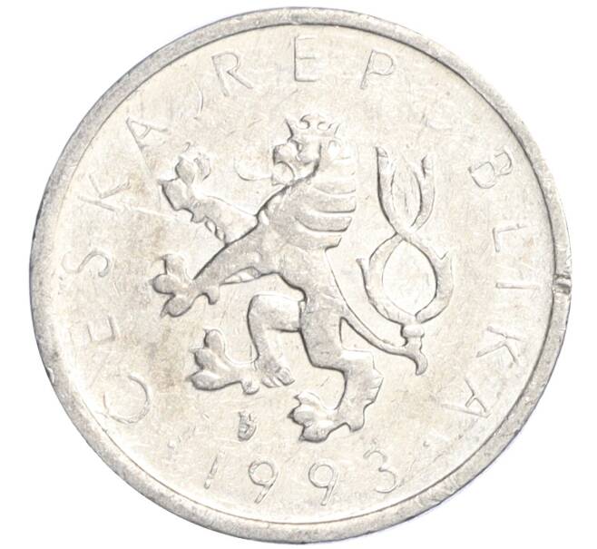 Монета 10 геллеров 1993 года Чехия (Артикул K11-114732)