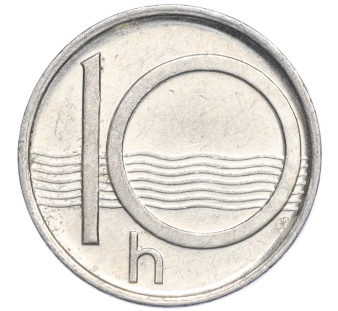 Монета 10 геллеров 1996 года Чехия (Артикул K11-114738)