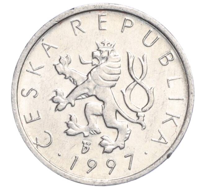 Монета 10 геллеров 1997 года Чехия (Артикул K11-114739)
