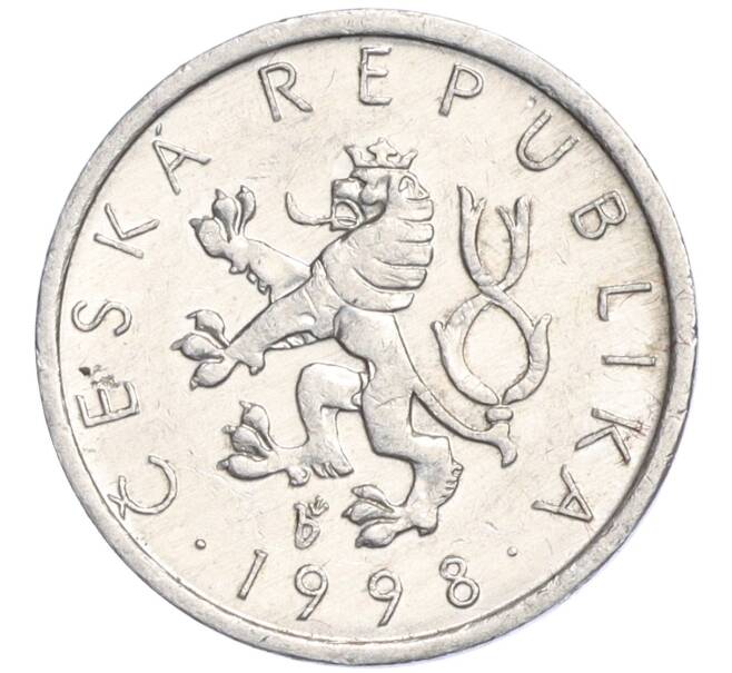 Монета 10 геллеров 1998 года Чехия (Артикул K11-114741)